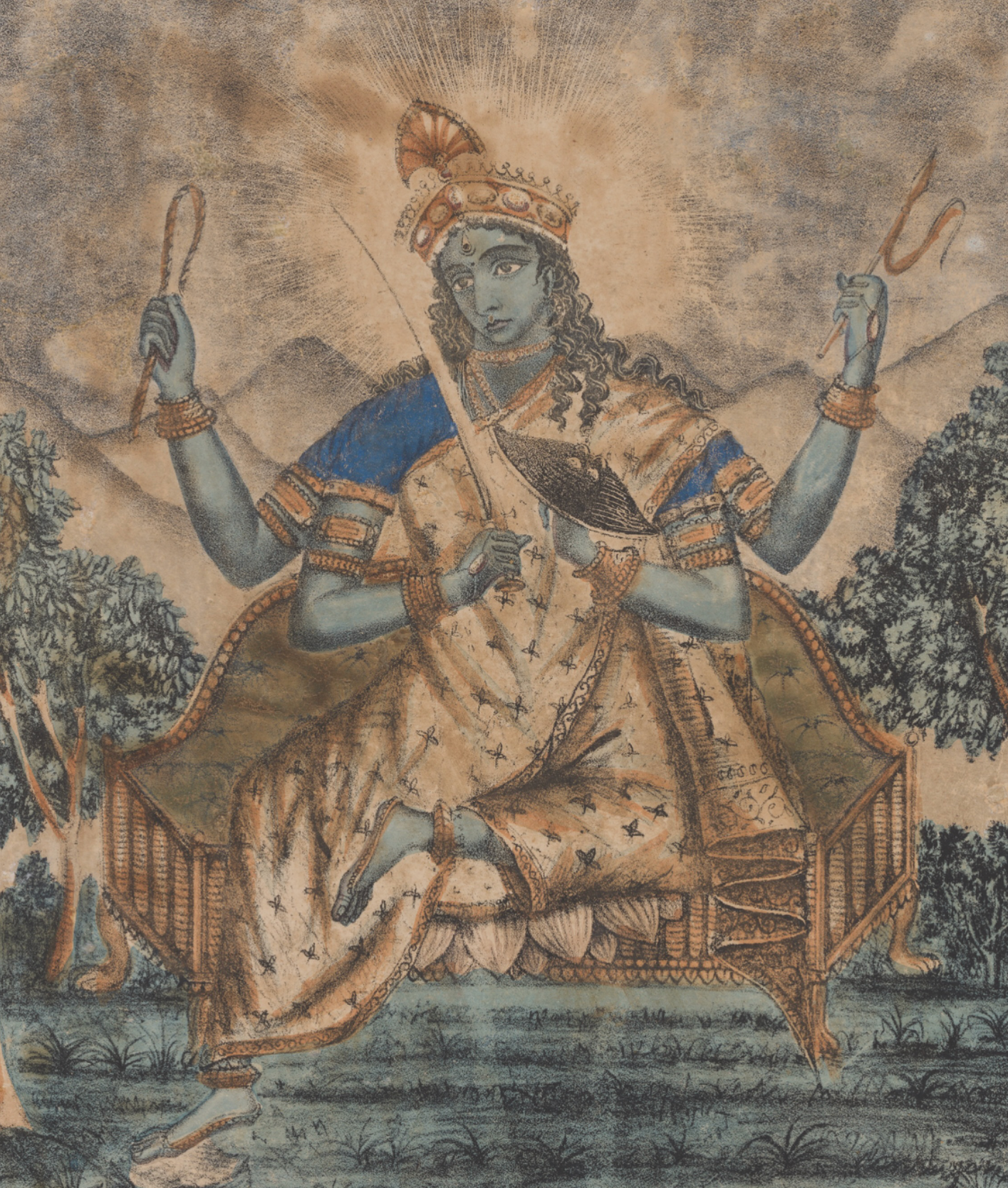 Image of Hindu Goddess Matangi